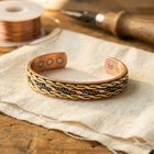 Pulsera de cobre Trenza