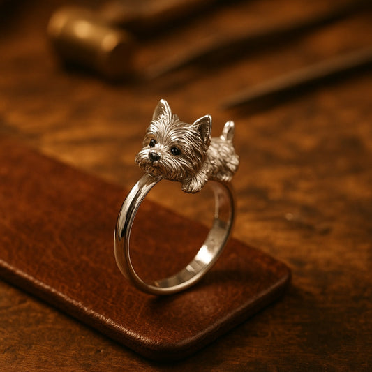Bague Ajustable De Chien