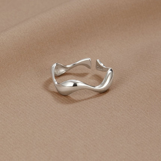 Vagues - Bague Minimaliste