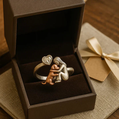 Bague ajustable – « Toujours dans mon cœur »