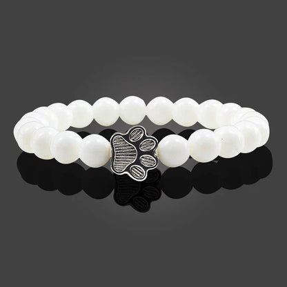 Bracelet En Perle Avec Empreintes De Pattes