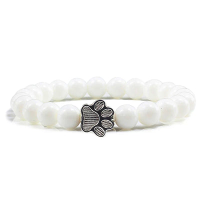 Bracelet En Perle Avec Empreintes De Pattes