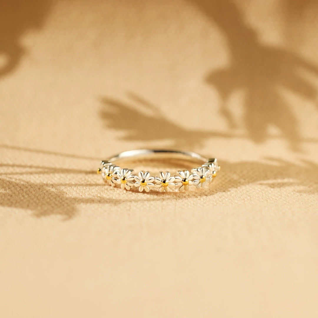 Jardin - Bague de fleurs luxueuse