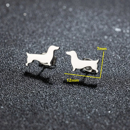 Boucles D'oreilles Teckel