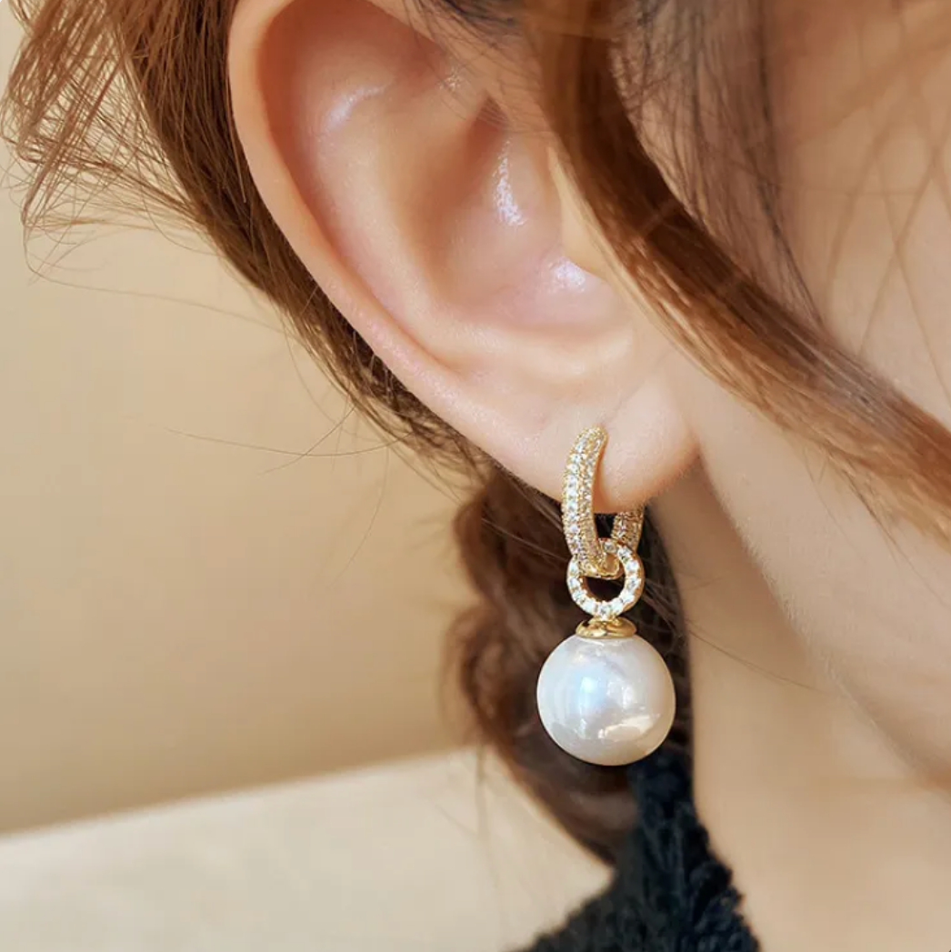 Boucles d'oreilles en perles sublimes