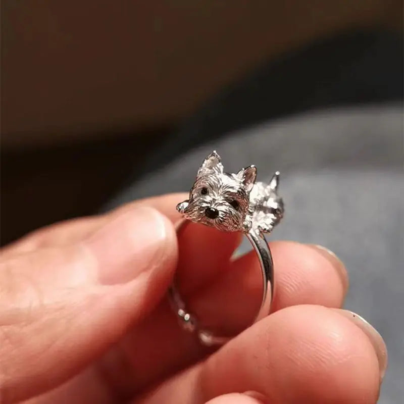 Bague Ajustable De Chien