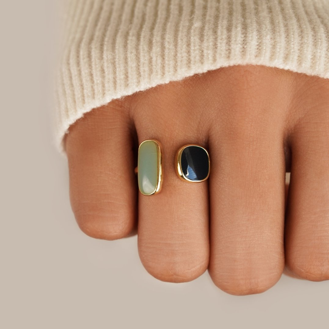 Pur - Bague enroulée unique