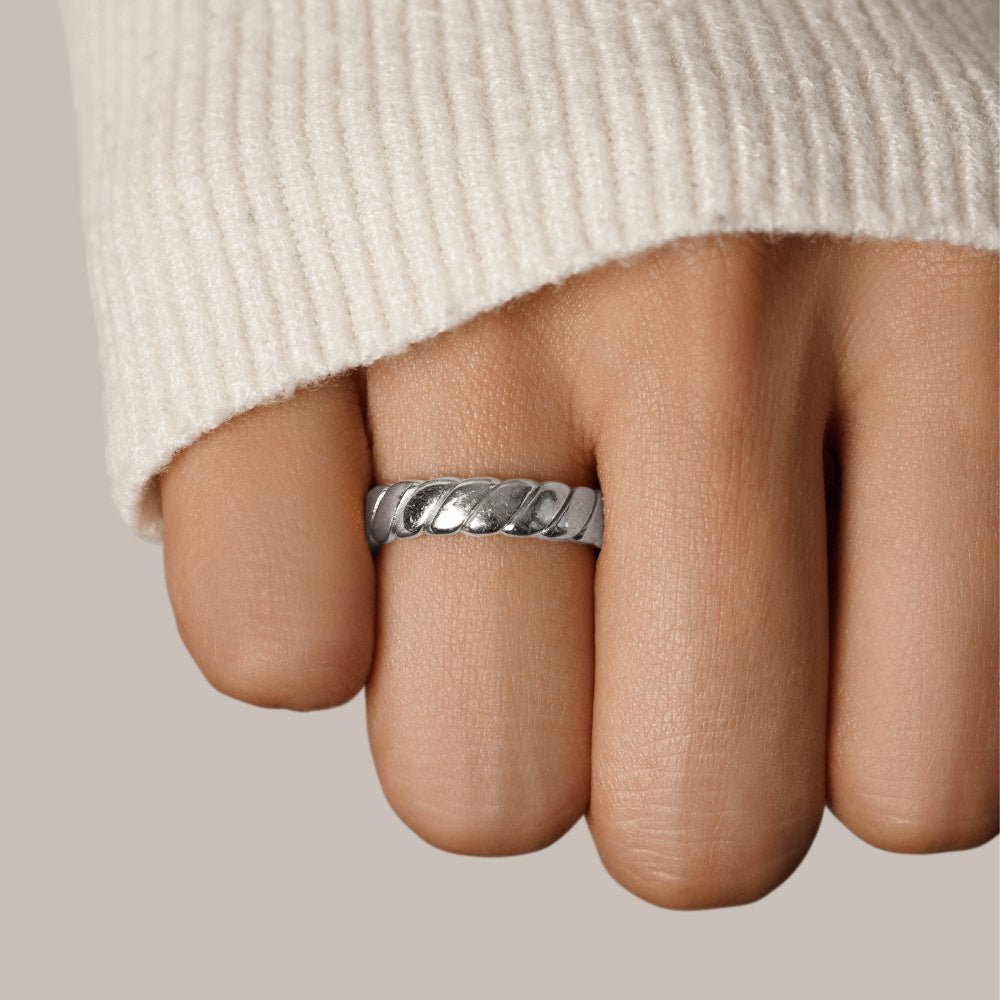 Bague en Argent Infini Torsadé Calira