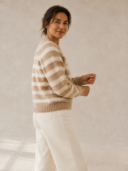 Clementine Heritage Stripe Knit Sweater - Hazel & June