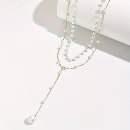 Collier de perles en rang gradué