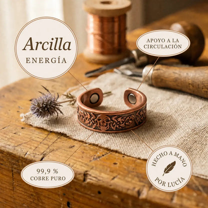 Anillo de cobre Arcilla