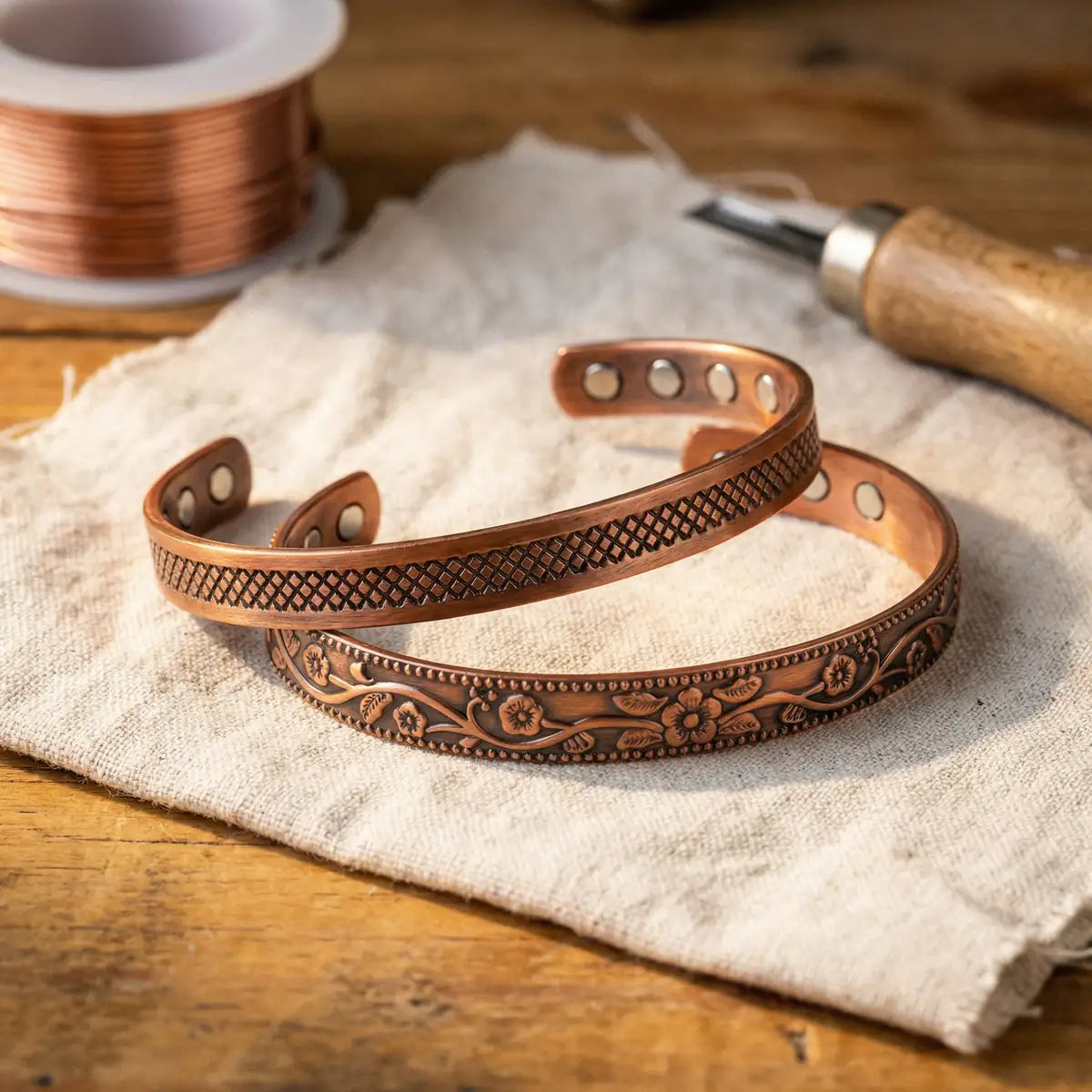 Conjunto de cobre Forja