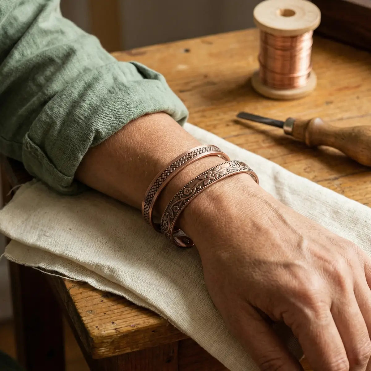 Conjunto de cobre Forja