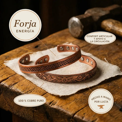 Conjunto de cobre Forja