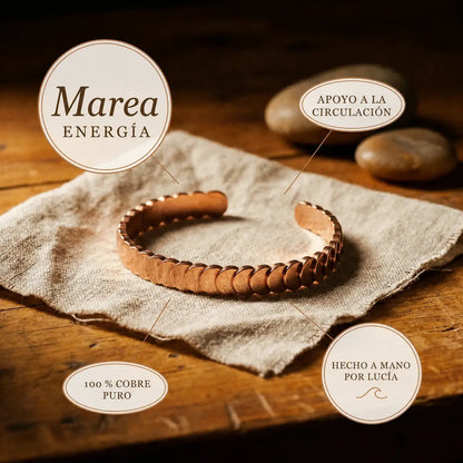 Pulsera de cobre Marea