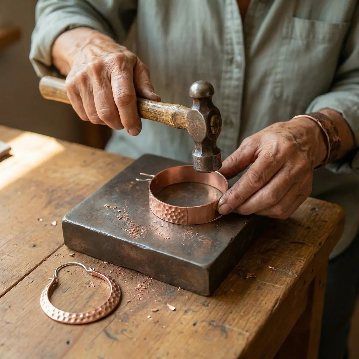 Aros de cobre Brasa
