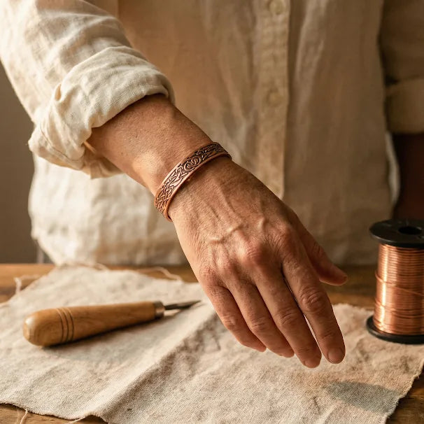 Pulsera de cobre Flujo