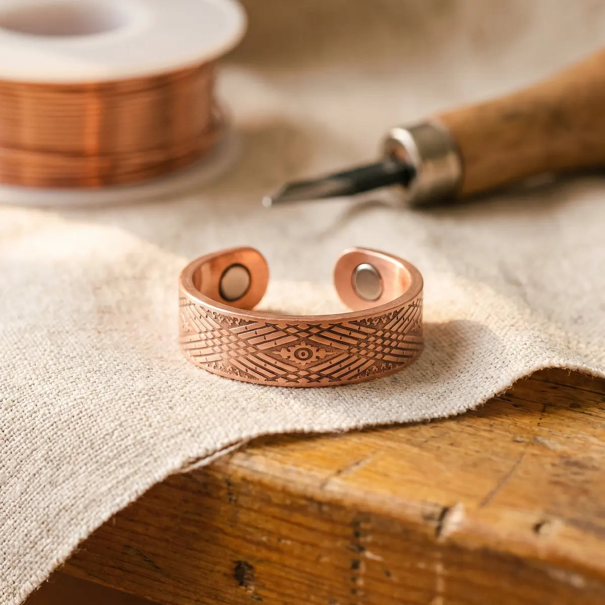 Anillo de cobre Bosque