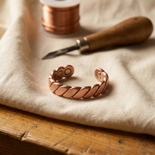 Anillo de cobre Sílex