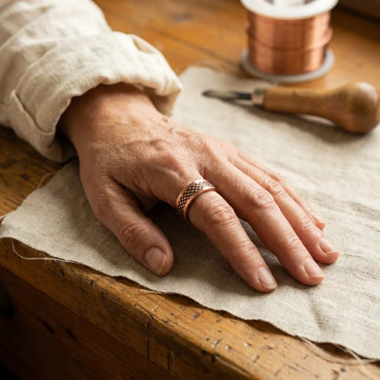 Anillo de cobre Trama