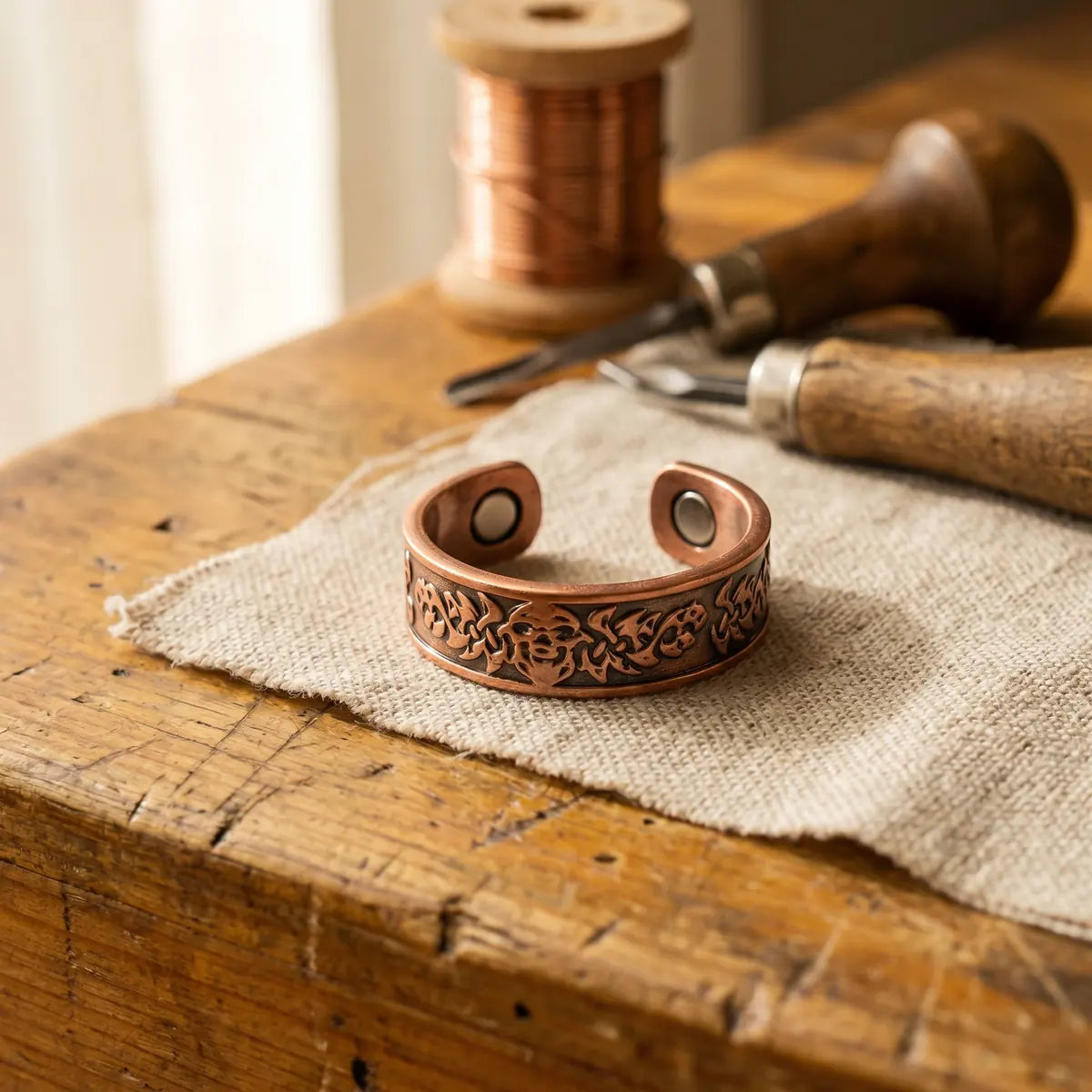 Anillo de cobre Arcilla
