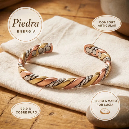 Pulsera de cobre Piedra