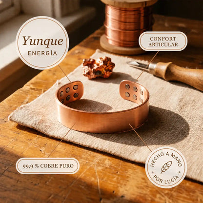 Pulsera de cobre Yunque