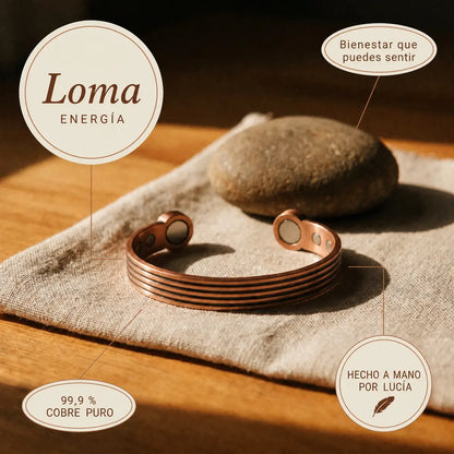 Pulsera de cobre Loma