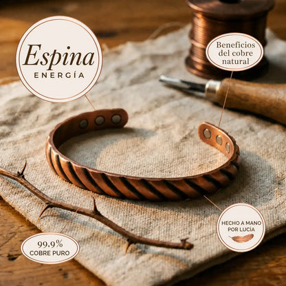 Pulsera de cobre Espina