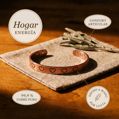 Pulsera de cobre Hogar