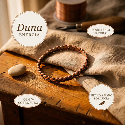 Tobillera de cobre Duna