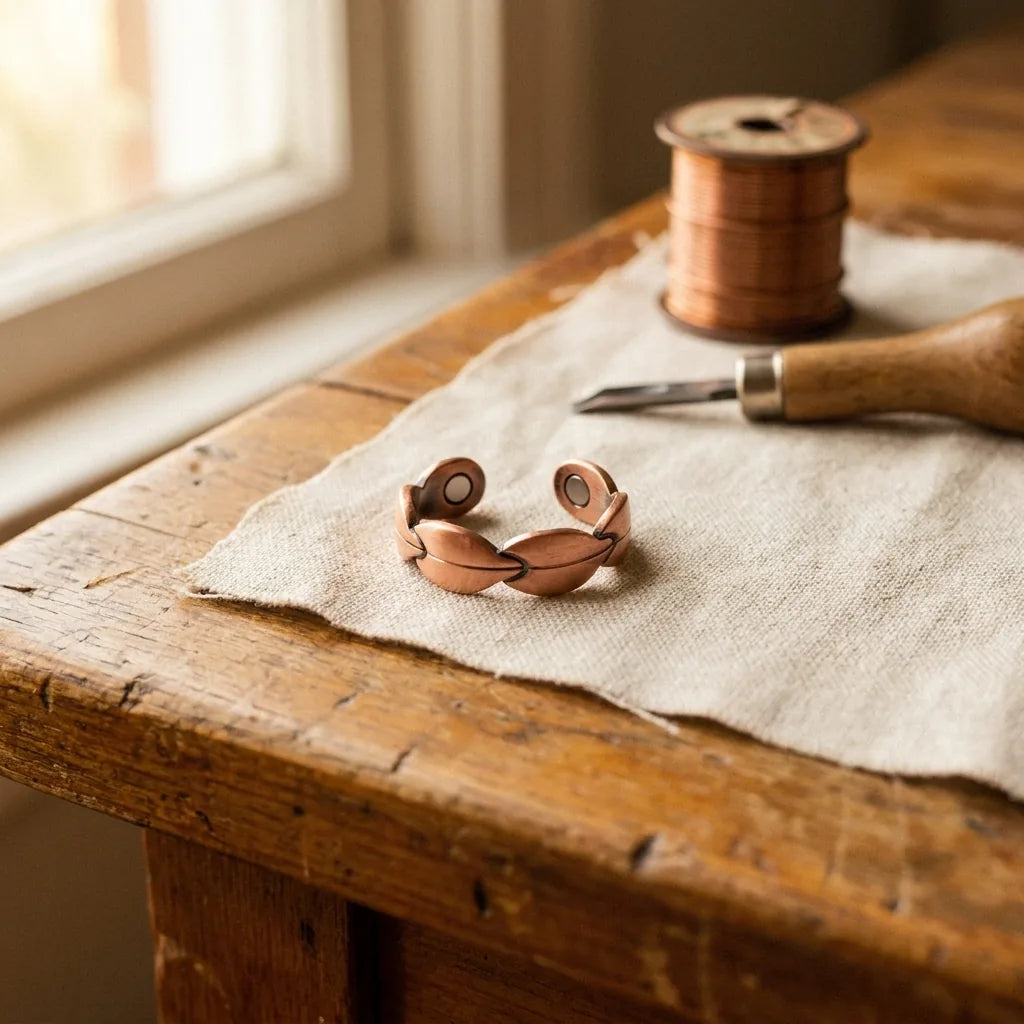 Anillo de cobre Lazo