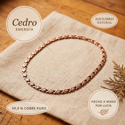 Collar de cobre Cedro