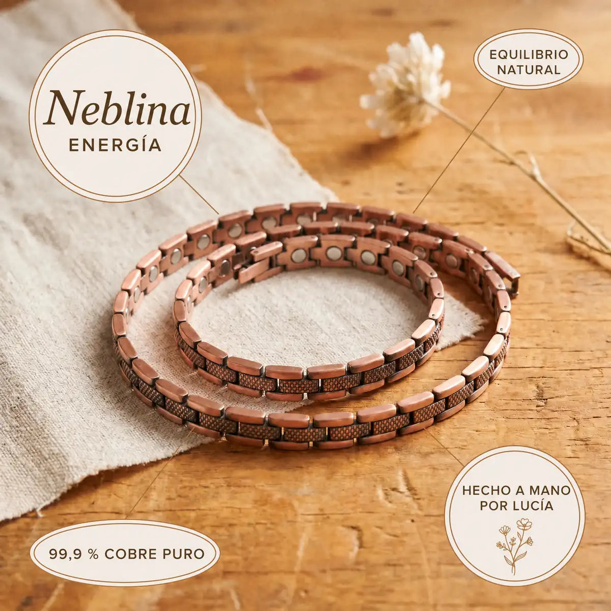 Collar de cobre Neblina