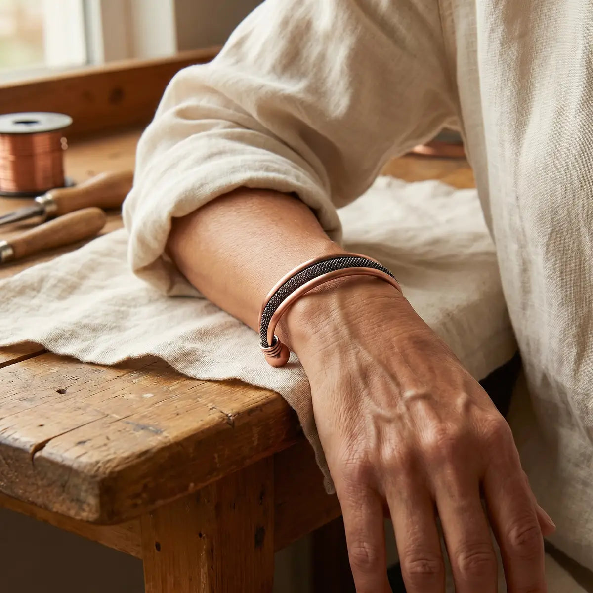 Pulsera de cobre Hito