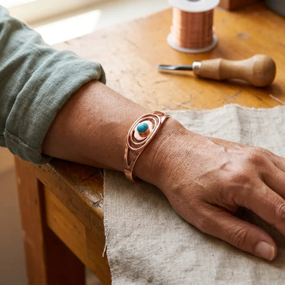 Pulsera de cobre Junco