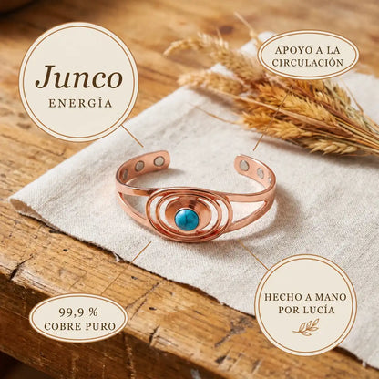 Pulsera de cobre Junco