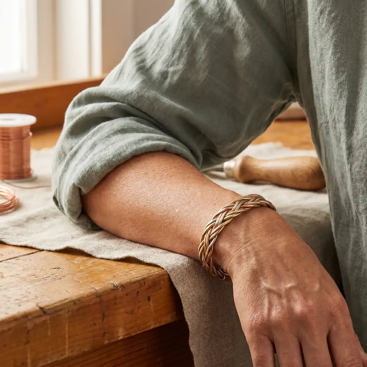 Pulsera de cobre Pantano
