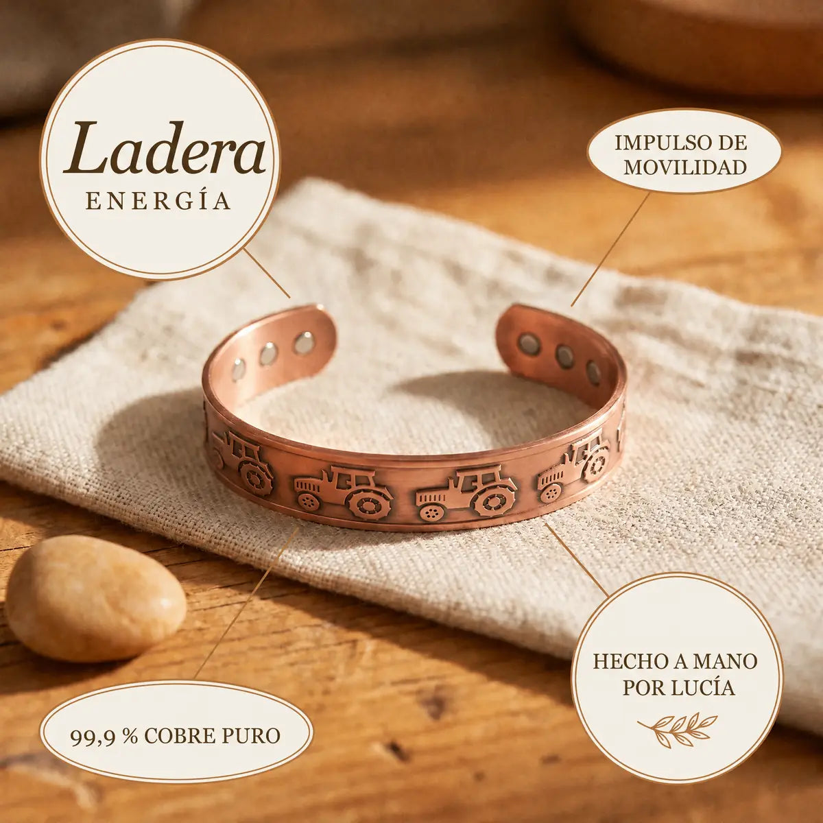 Pulsera de cobre Ladera