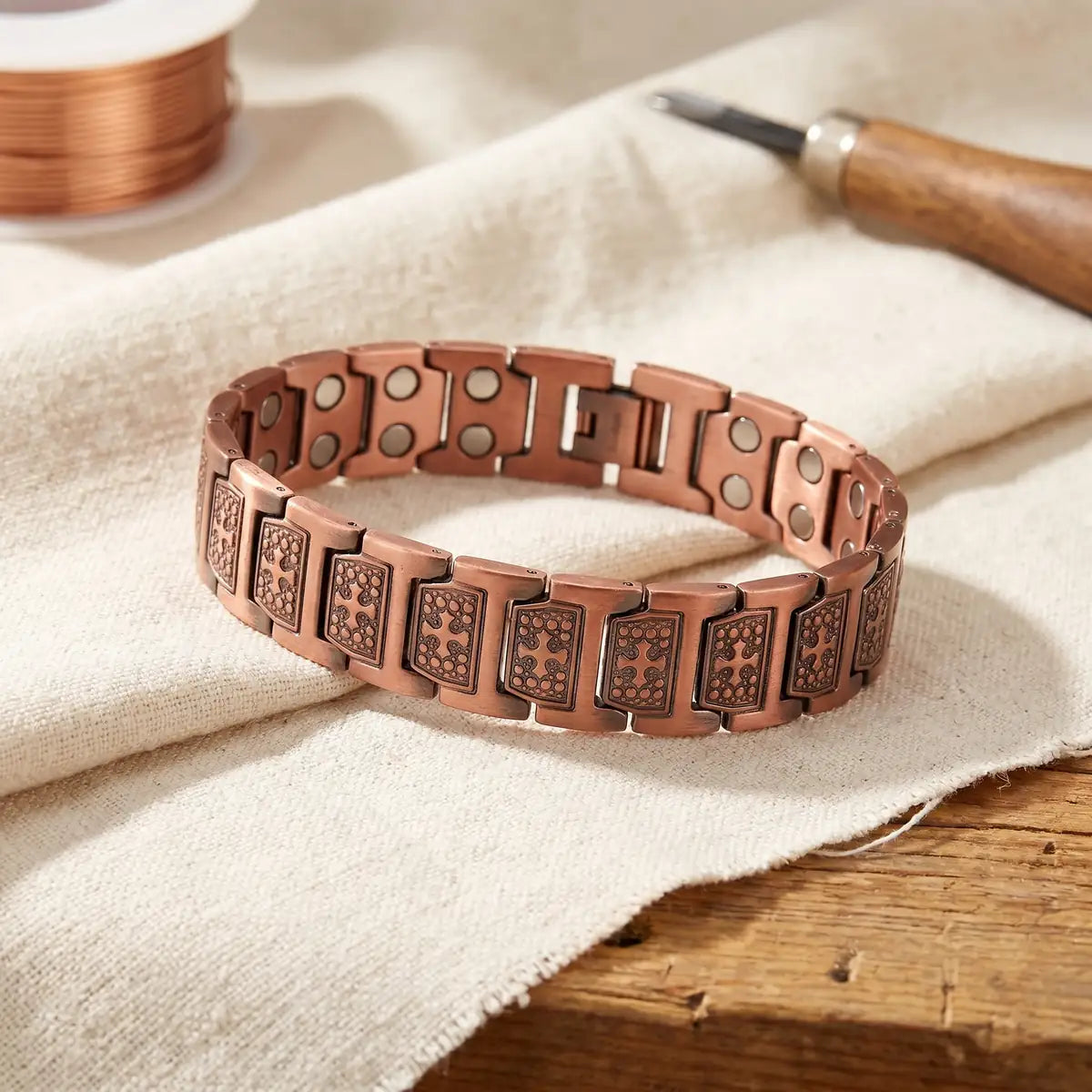 Pulsera de cobre Vendaval para hombre