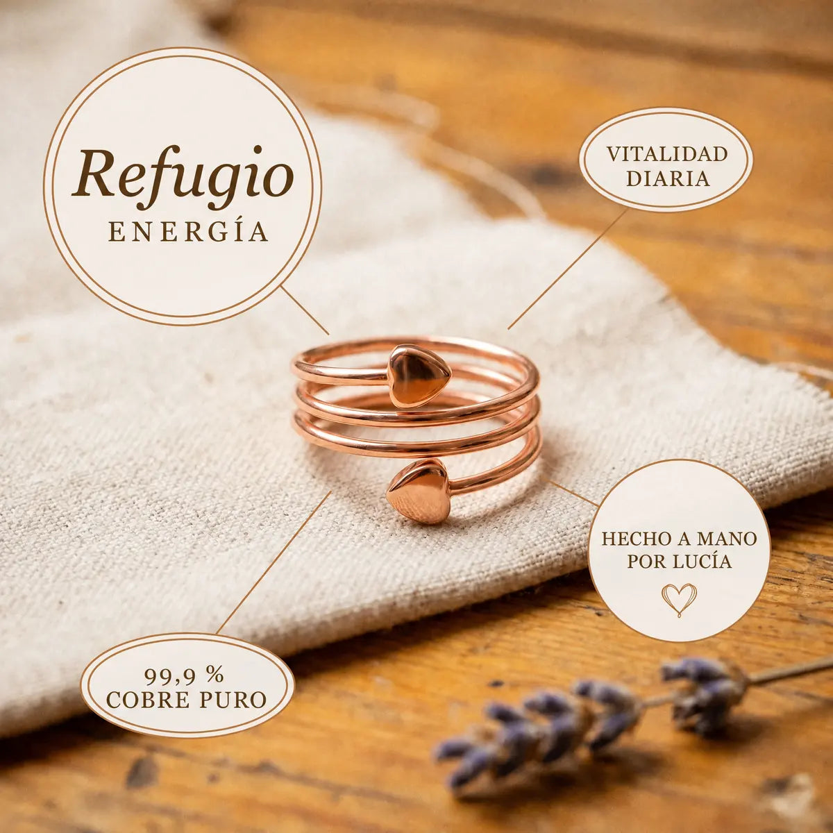 Anillo de cobre Refugio
