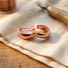 Pendientes de cobre Vaguada