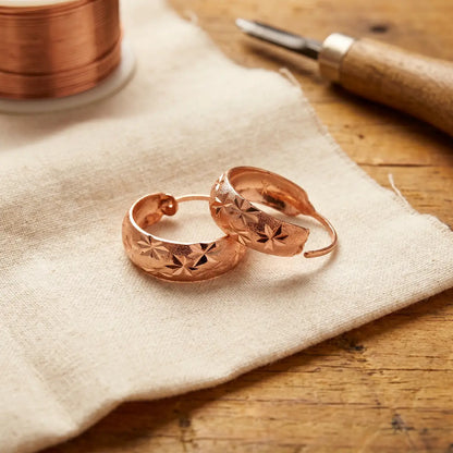 Pendientes de cobre Rocío