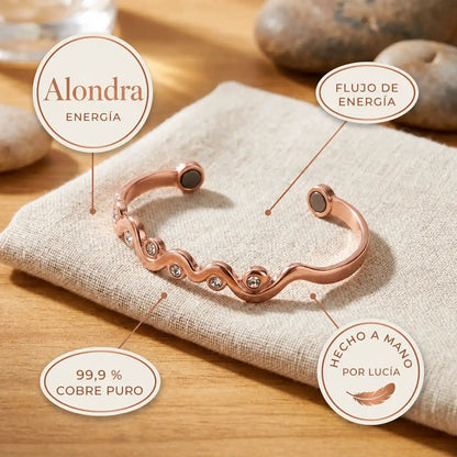 Pulsera de cobre Alondra