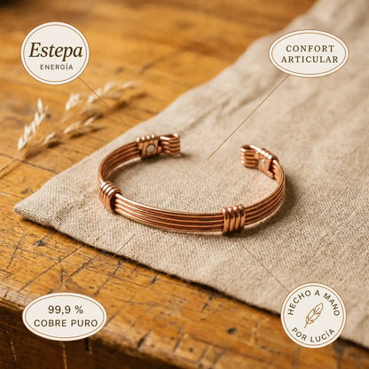 Pulsera de cobre Estepa