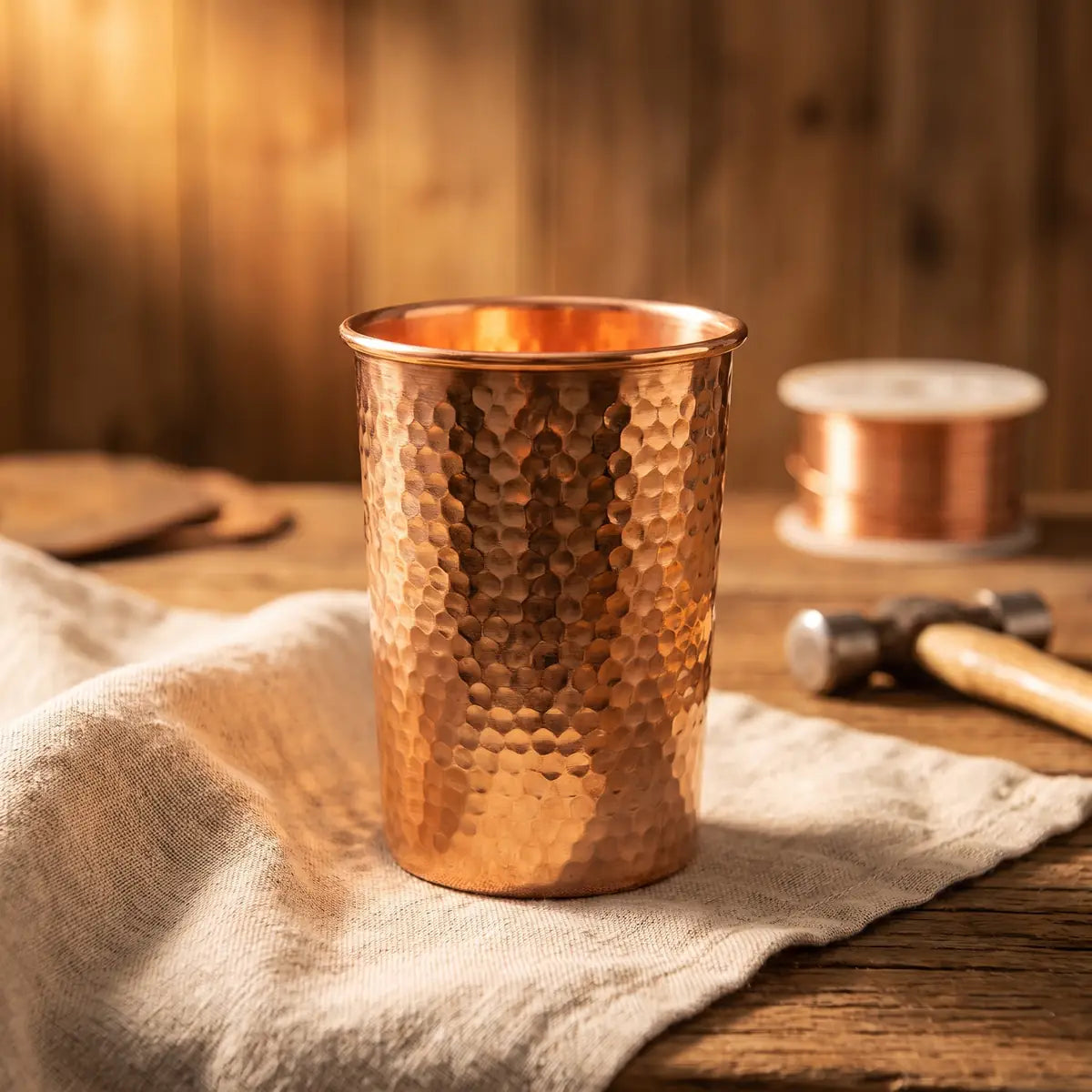 Vaso de cobre puro