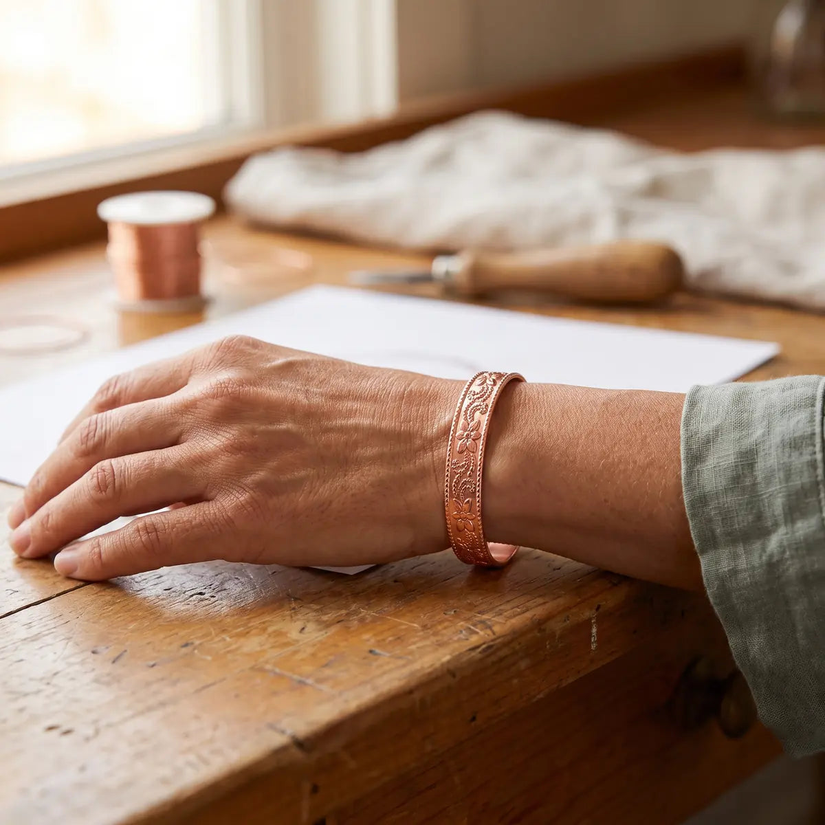 Pulsera de cobre Páramo