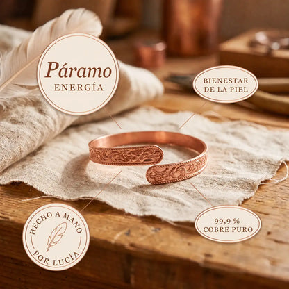 Pulsera de cobre Páramo