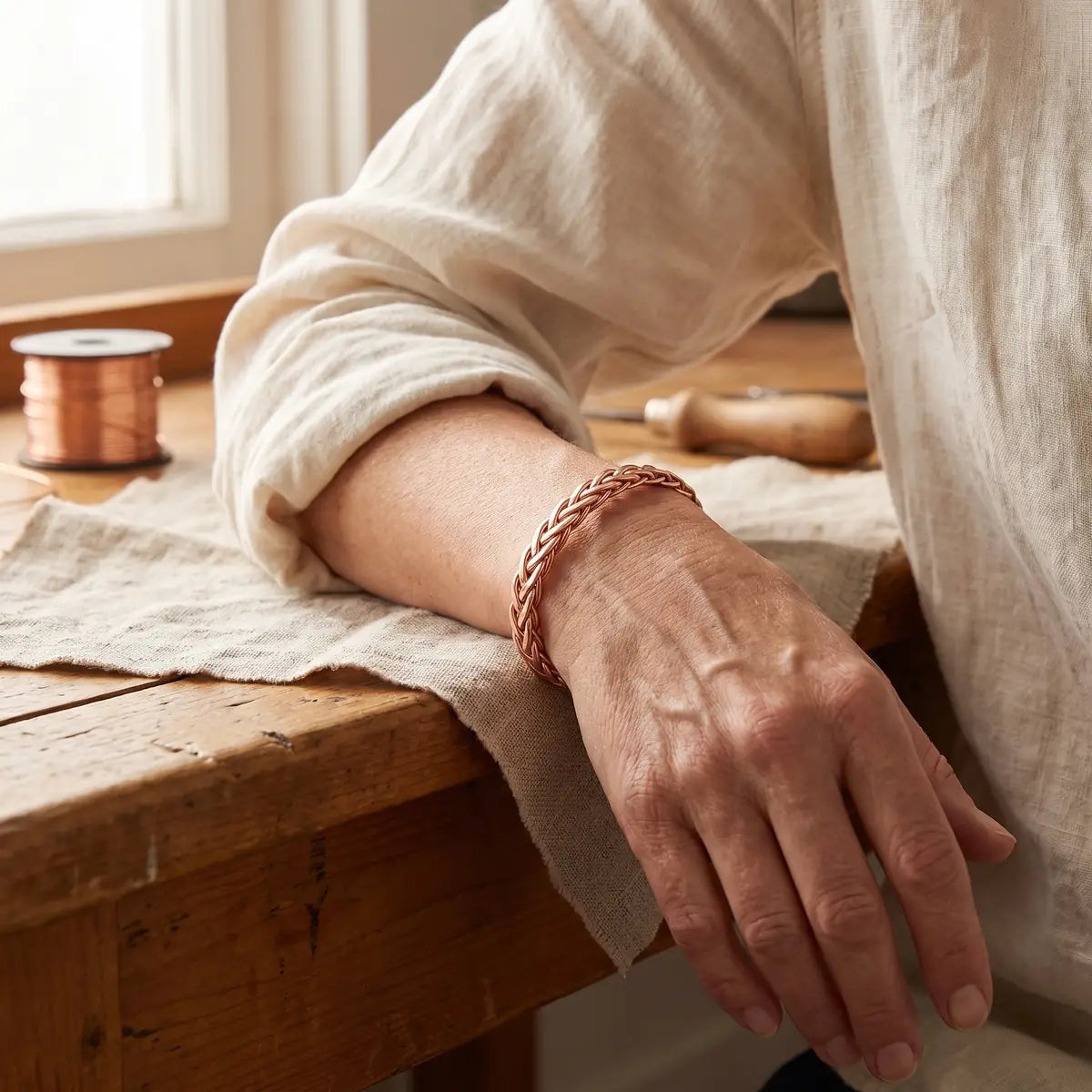 Pulsera de cobre Zarzamora