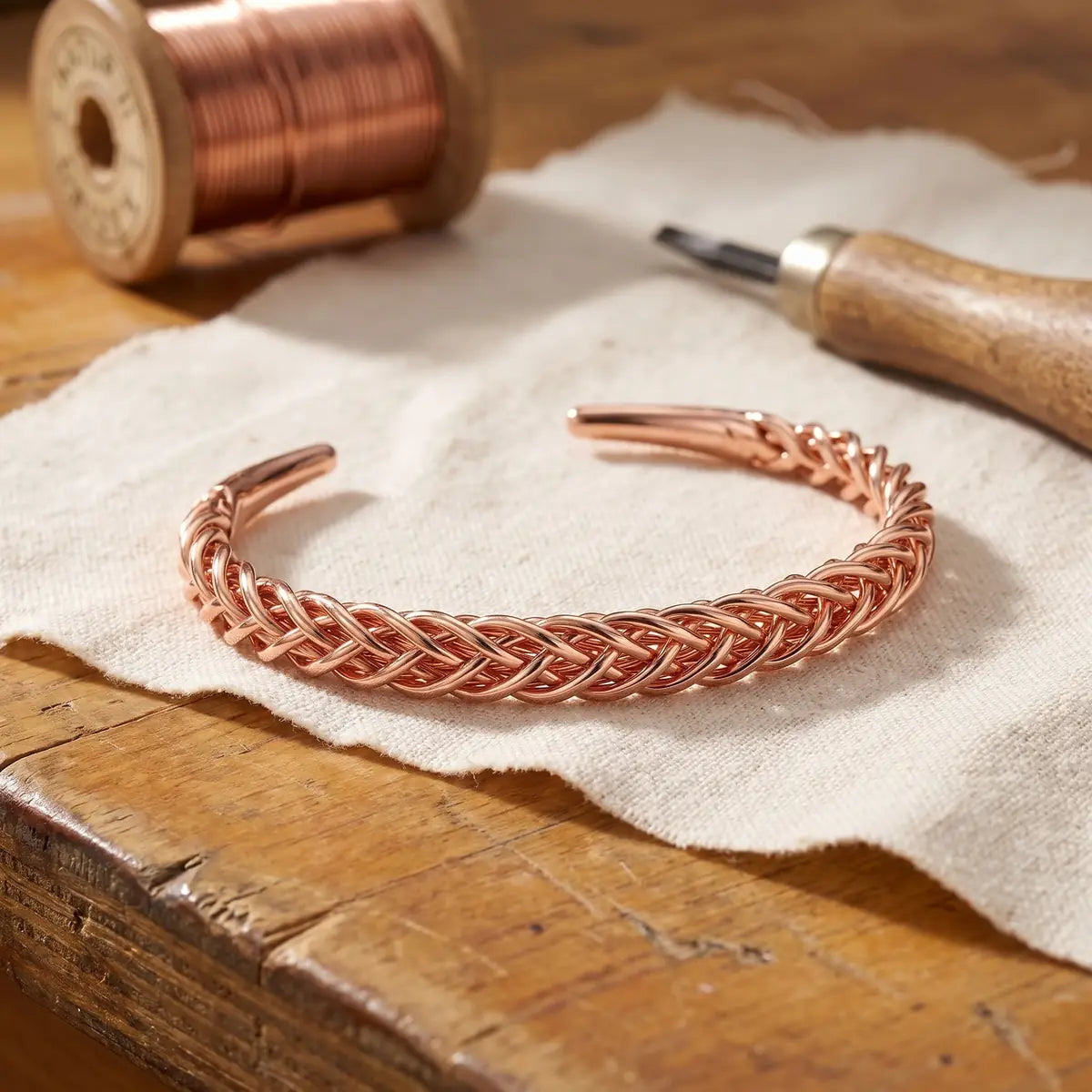 Pulsera de cobre Zorro